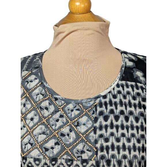 REVOLVE LOVE SAM Keira Embellished Beaded Midi Dress Size Small - Picture 4 of 16